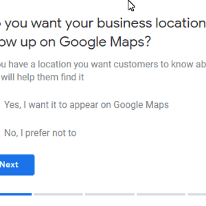 google my business service areas