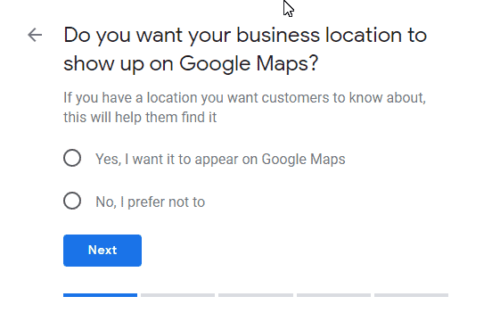 google my business service areas