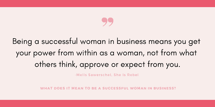 successful woman in business