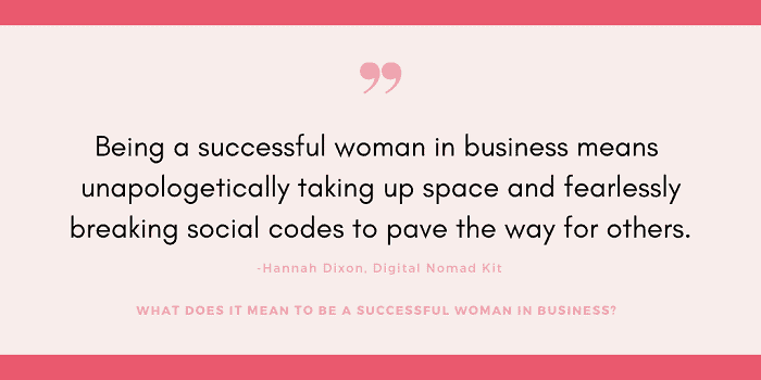 successful woman in business