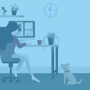 staying productive while working remotely