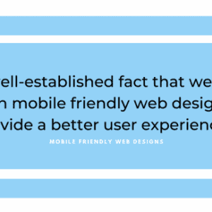 mobile friendly web designs